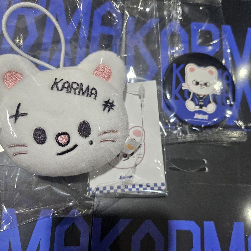 [USED] HYUNJIN Stray Kids KARMA Pop-Up Name Tag Bonus Mirror