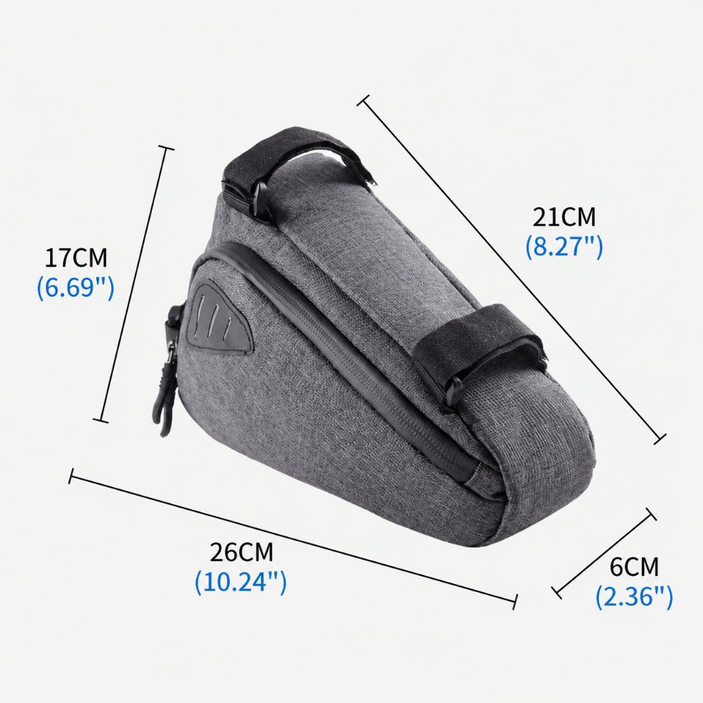 Waterproof Bike Frame Bag Nylon Bicycle Storage Bag Durable Triangle Frame Bag  Road Biking