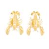 Ingemark Vintage Creative Crayfish Metal Stud Earrings for Women Punk Trendy Geometric Piercing Earrings Ear Jewelry Accessories