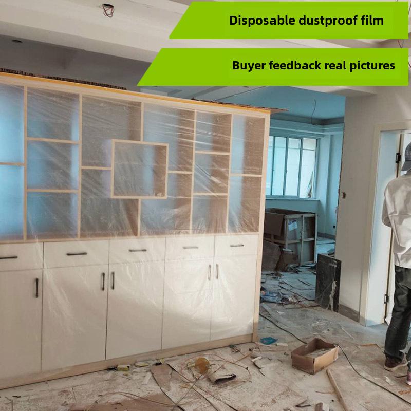 Disposable Dustproof Film: Plastic Sofa & Bed Cover for Furniture Protection