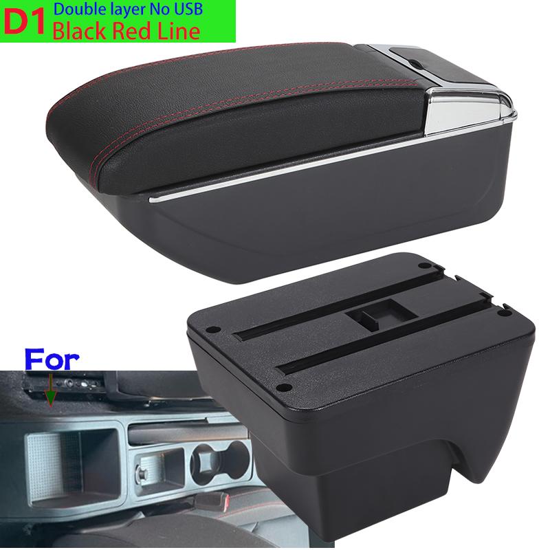 USYM3 For Seat Ibiza Armrest Box For Seat Ibiza 6j MK4 IV 6L Car Armrest 2018-2025 Storage Box Retrofit Parts Interior Car Accessories