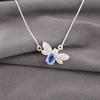 Tanzanit Kamień Szlachetny Srebro Próby 925 Biżuteria Cyrkonia Zawieszka Dla Kobiet Prezent CZP-12-4