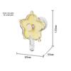 Plastic Parrot Foraging Feeding Toy Stress Relief Flower-Shape Rotating Wheel Birds Toy Cage Accessory Interactive Play