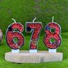 Creative Digital Birthday Candle Cake Party Decoration Birthday Handmade Diy Candle 0-9