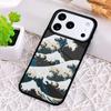 Cartoon Cute Stylish Waves Phone Case for iPhone 17 Air 16 15 11 12 14 13 Pro Max Shockproof Cover
