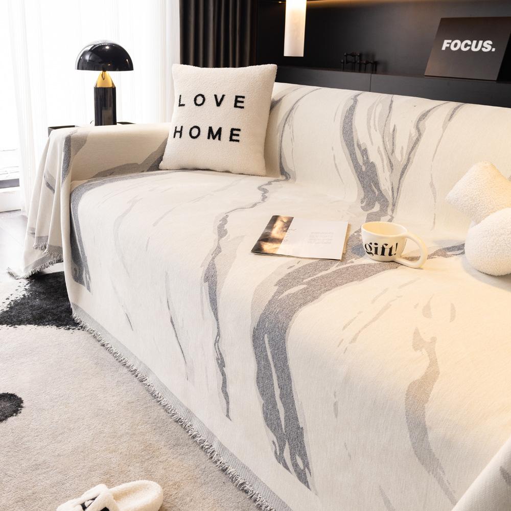 

Affordable Luxury Sofa Cover All-Inclusive High-Grade Living Room Leather Sofa Protector Dustproof Four Seasons Universal 180X130
