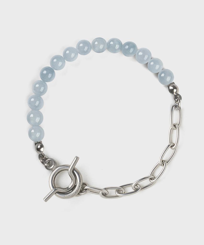 Bicycletrophy Bt Gemstone Bracelet 11 (2 Types / 6Mm Chaewunok Aqua)