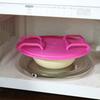 3 in 1 with Handle Tray Plastic Plate Stand Microwave Stacker Lid Shelf Cooling Rack