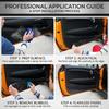 For Mercedes‑Benz GLA 2018-2020 TPU Car Door Anti Kick Pad Inner Side Edge Film Front and Rear Door Side Panel Protection Pad