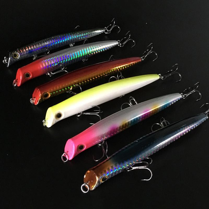 Sasuke Minnow Fishing Lures 12Cm 17G Floating Lipless Wobblers Artificial Hard Bait For Bass Pike Fishing Lure
