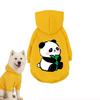 Pet Hooded Sweatshirt Cats & Dogs Cute Fashiona Unique Panda Print Design Suitable Pomeranian Maltese Large Breed Dog