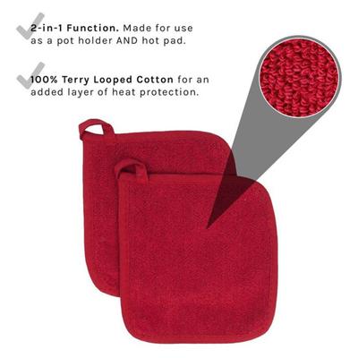 1 Pièce Manique Antidérapante Réutilisable en Coton Manique Résistant à la Chaleur Tapis de Cuisine Coussin Isolant pour la Cuisson