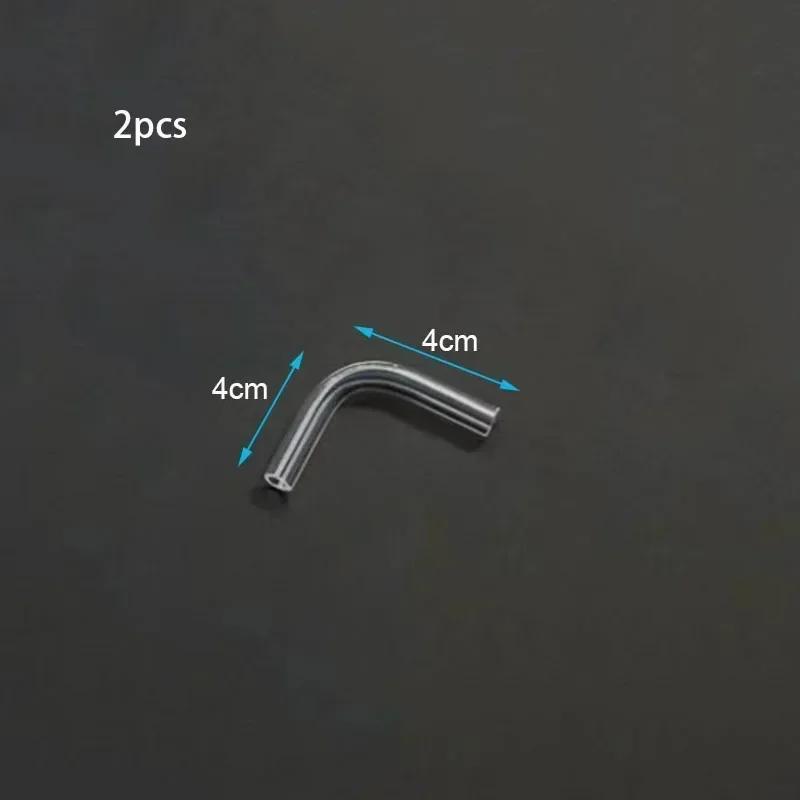 2pcs/lot 4mm Acrylic Aquarium Connector Straight U Shape Tube Elbow Fish Tank Air Pump Air Tube Filter Connecting Accessories
