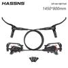 HASSNS Mountain Bike Hydraulic Disc Brakes with Metal Pads