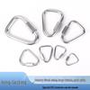 304 Stainless Steel Climbing Connector: Triangular, Oval, Quick Link Locking Ring.