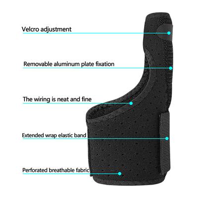 Finger Clamp Little Finger Strap Fingers Aluminum Plate Supported Tendon Sheath Gloves Protective Little Finger Wrist Guard