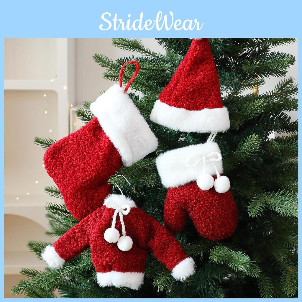 Christmas Tree Ornaments With Socks Hat Gloves For Holiday Party Decor