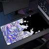 Game Mouse Pad Japanese Samurai Devil Mousepad Black Ghost Face Gamer Deskmat Mousepads Carpet Accessories Big Table Mat 900x400