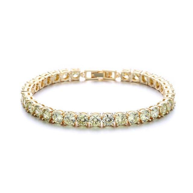 

Романтичный браслет из стерлингового серебра 925 пробы с розовым золотом и сверкающими драгоценными камнями