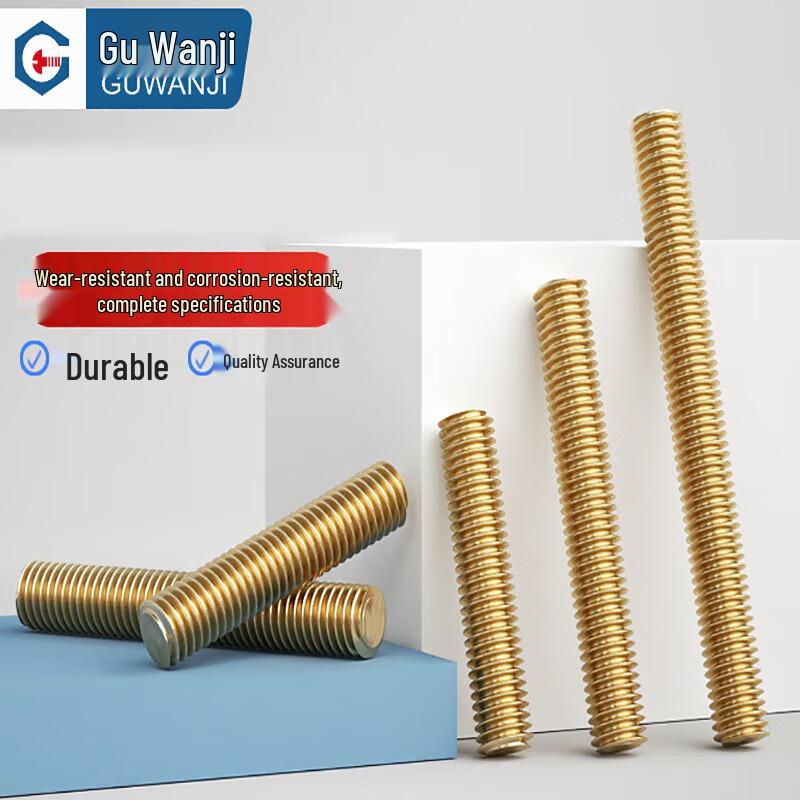 Guwanji GWJ-27 Brass Full Threaded Rod M10x50mm