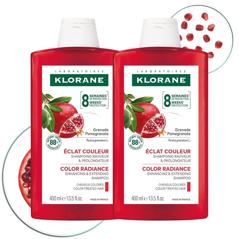 [Color Maintenance & Damaged Hair] Pomegranate Color Protection Shampoo 400ml 2 Bottles