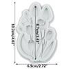 Blumen Silikonformen Tulpenblume Fondantform Kuchen Dekorationswerkzeuge Cupcake Topper Süßigkeiten Schokolade Gumpaste Form