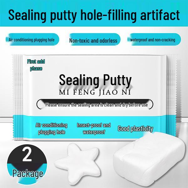 

White Waterproof Air Conditioner Gap Sealing Clay - Mouse & Mildew Proof