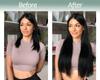 MERISIHAIR No Clips In Natural Hidden Secret False Hair Piece Synthetic Hair Extension Long Straight Fish Line Hair Pieces