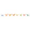 Four pairs of colorful butterfly stud earrings female sweet temperament girl heart earrings in wind small personality week earrings