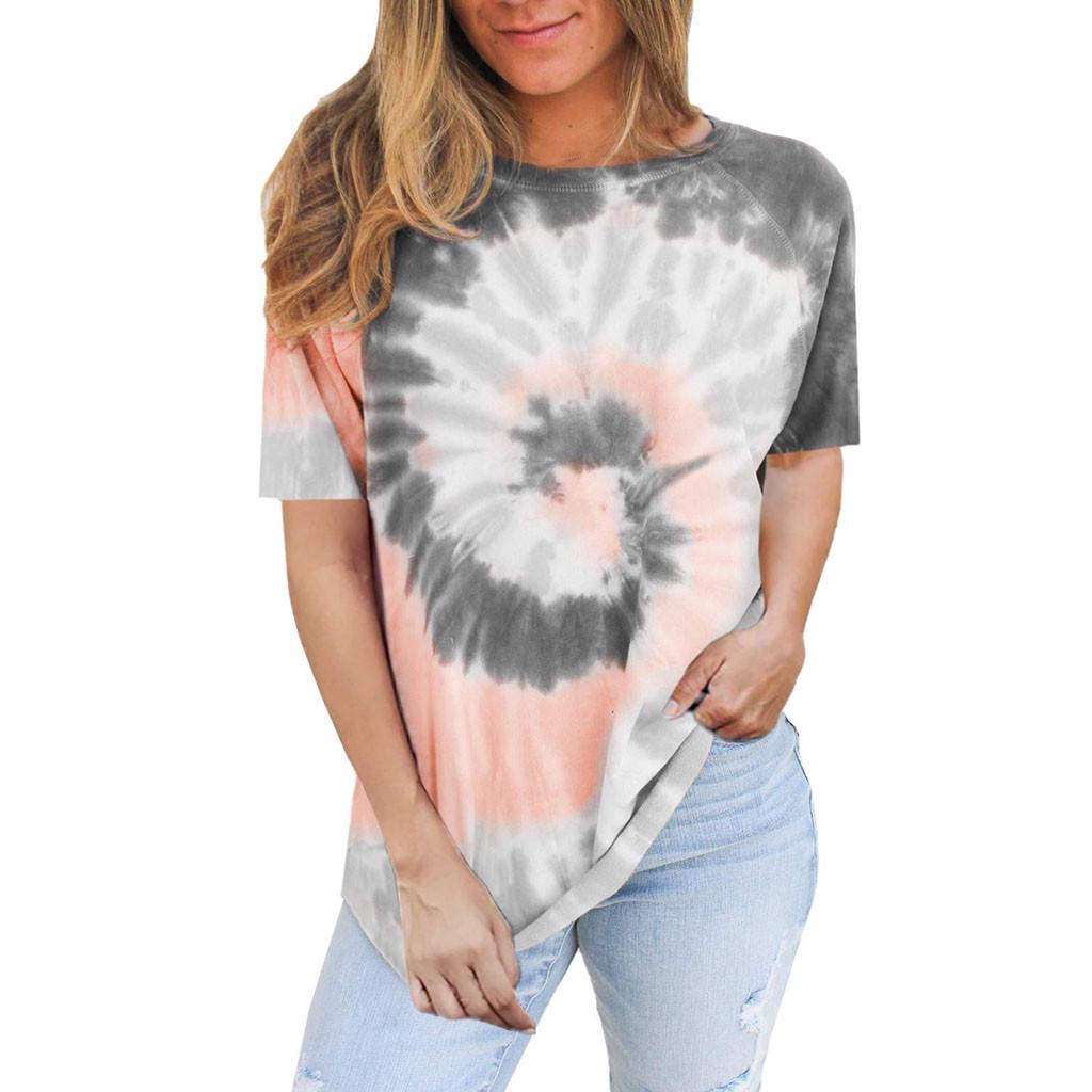 Neck Casual Tops T-shirt Blouse 