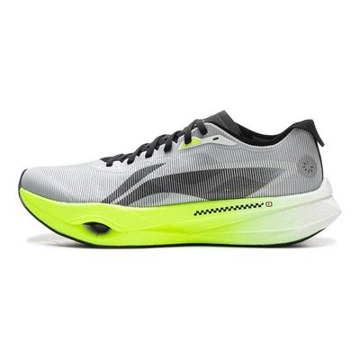 Li Ning Wind Chaser Pro Tecnologia Piastra in Carbonio a Pianta Piena Scarpe da Running Unisex per Test e Allenamento Professionale per Maratona Goccia d'Acqua-Grigio ARPV017-14