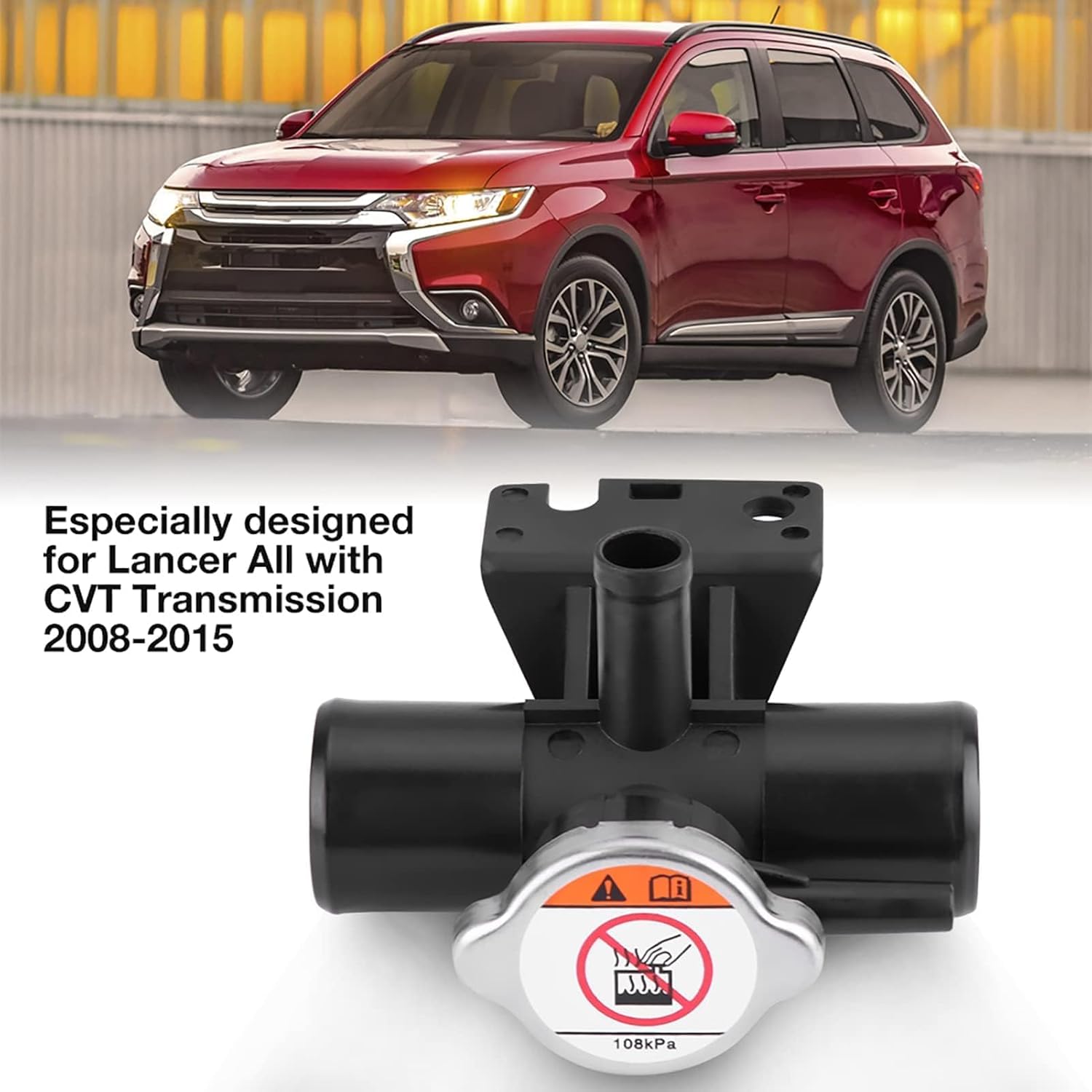 

Radiator Engine Coolant Filler Neck with Cap Replacement 1350A015 Car Radiator Filler Neck forLancer 2008-2015, forOutlander Sport 2011-2012,