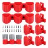 Tool Holders and Battery Holder Compatible Milwaukee M12 12V Wall Mount Hanger Battery Drill Tool Storage for Shelf Work Van Too