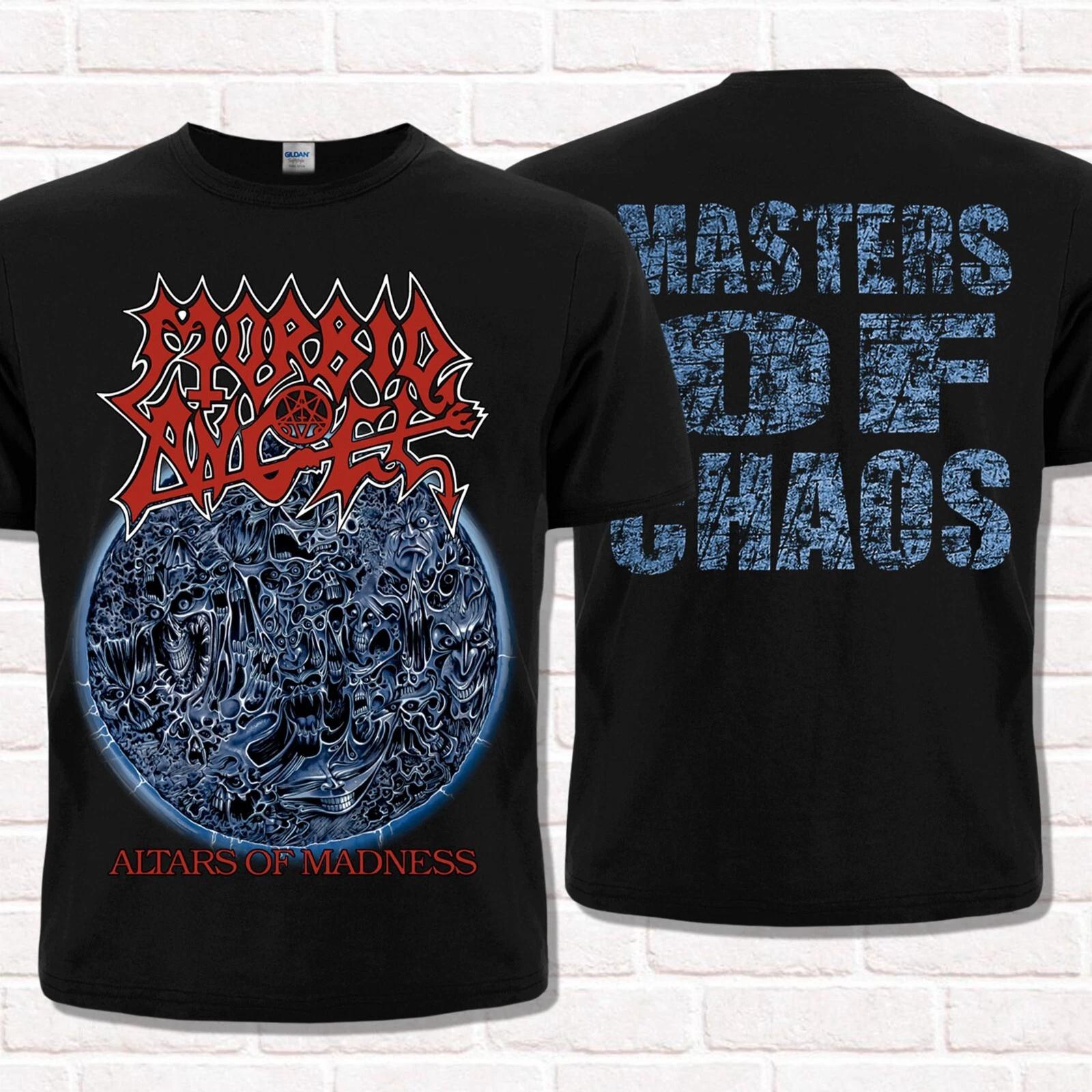 Футболка Morbid Angel Altars of Madness 1989 Флорида Смертельный Металл Футболка Топы Унисекс Хлопок Короткий Рукав Уличный Стиль S