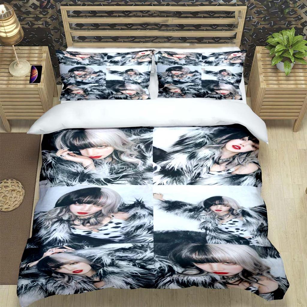Korean Kpop Girl Group-Yuqi-Soyeonmiyeon-Suyin-Shuhua Print Bedding Set Duvet Cover Comforter Bed Youth Kids Girl Boys Gift