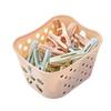 30Pcs Plastic Clothes Pegs Laundry Clothespin Clothes Pins Storage Organizer Quilt Towel Clips Spring With Basket Cabides Hanger