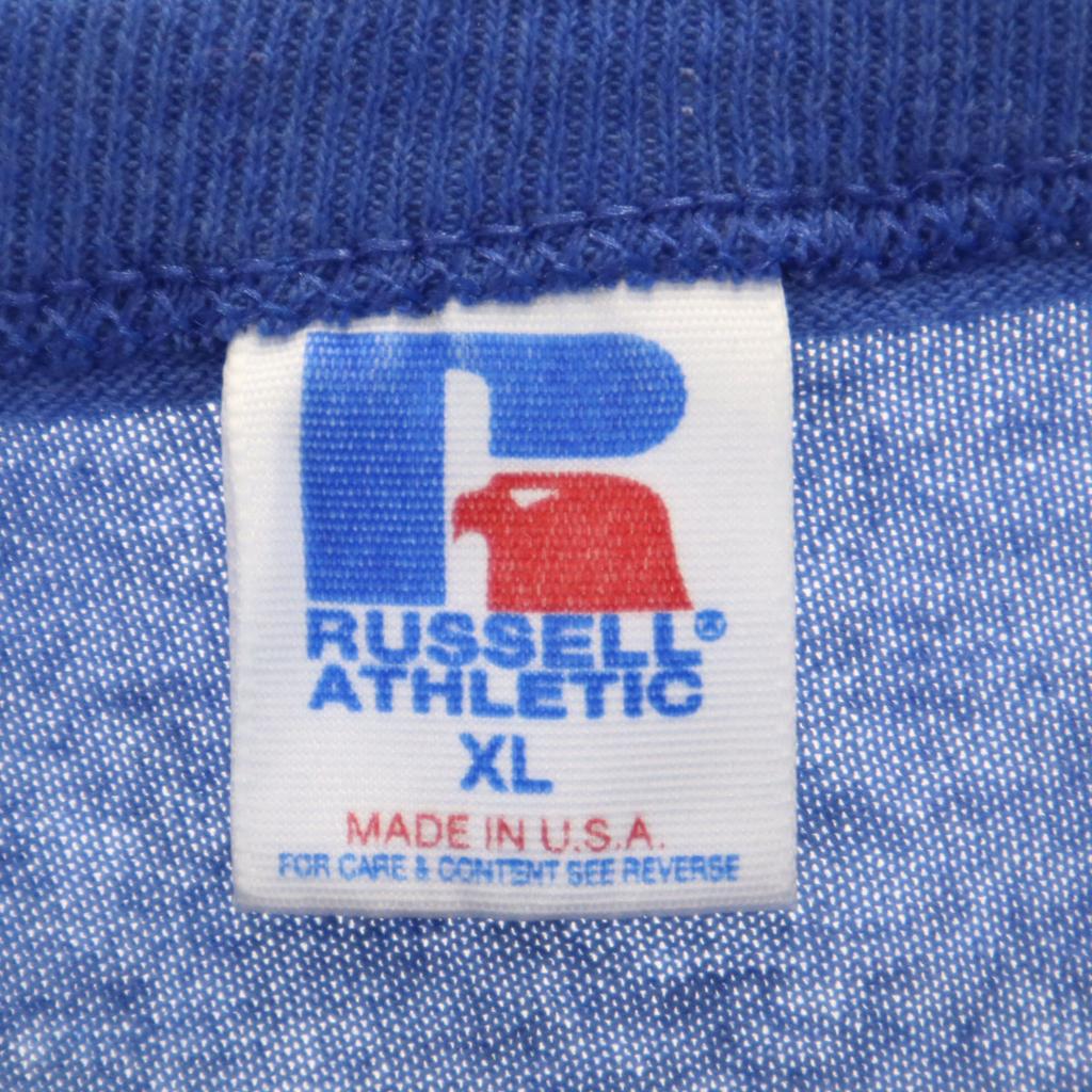 Russell Athletic 90s Made In USA Old Short Sleeve T-shirt XL Blue Men's Used