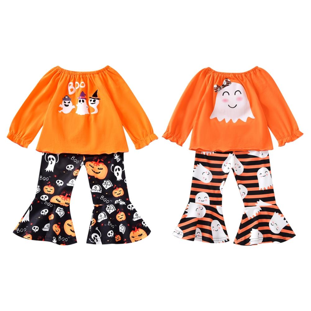 Costume D'Halloween Bébé Citrouille - Robe, Chaussons 3 Pièces Pour Nouveau-né, Fille Ou Garçon