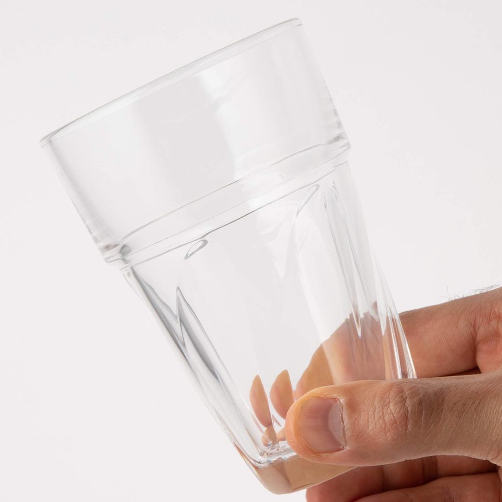 Toyo Sasaki Glass Reflection Made In Dishwasher Shatterproof Glass Tumbler Tumbler, 370ml, Japan, Safe, Cup, Glass, P-57112HS