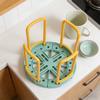 Portable Retractable Bowl Holder Drain Removable Cabinet Dishes Storage Rack Water Cup Kitchen Organizer