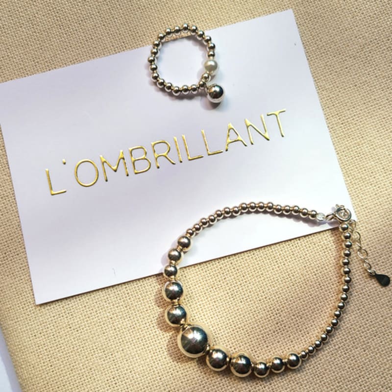 L’OMBRILLANT Daria Silver Bracelet