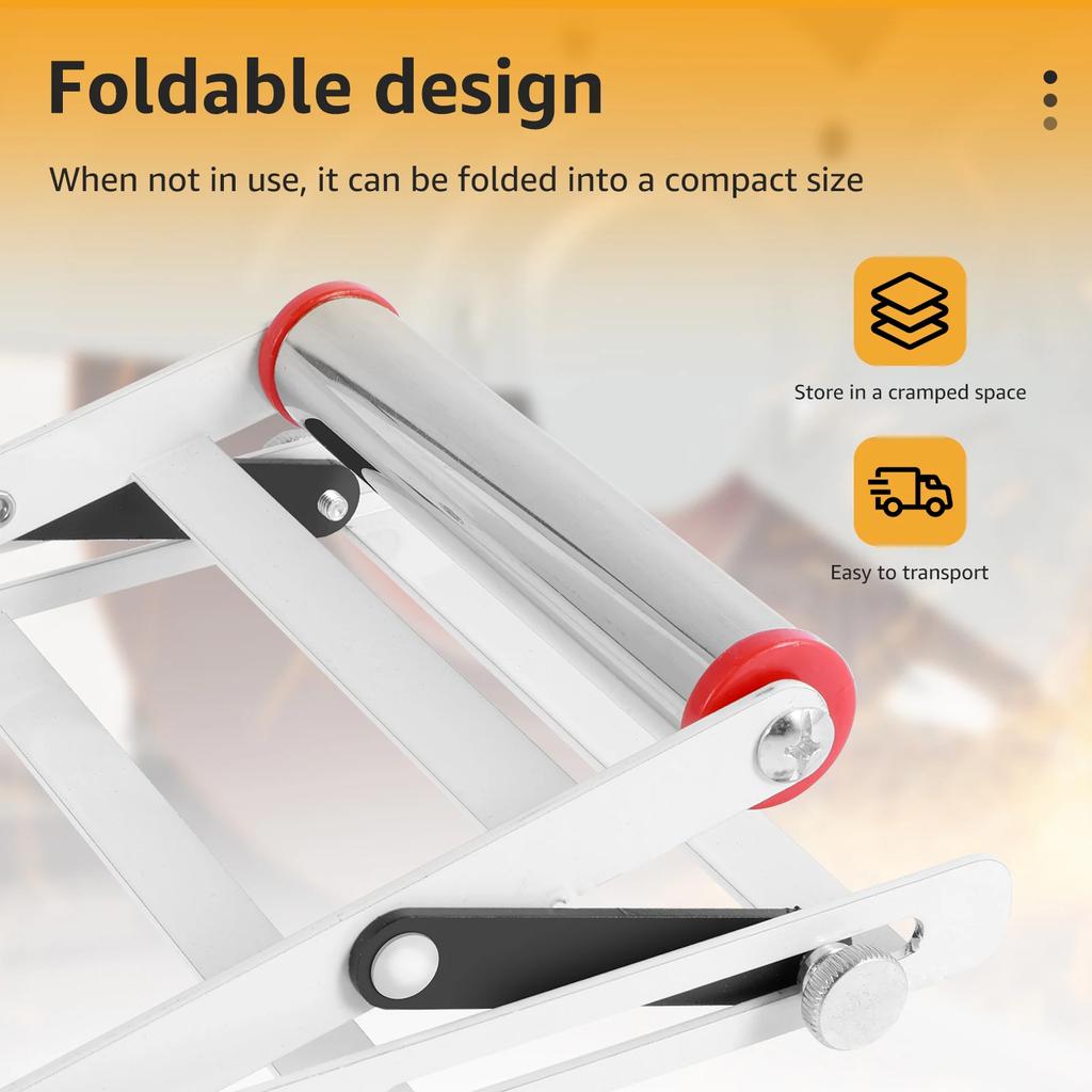 Einstellbarer Stützrahmen für Schneidemaschinen, Arbeitsstützständer für Metallschneidemaschinen, Materialstütze, 2,17-5,31 Zoll Arbeitshalterung