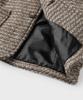 Panicale Brown Wool Blend Knit Jacket