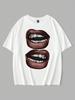 Tshirt Womens Black Round Neck Short Sleeve Casual Loose Comfort TShirt
