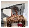 Children's Retro Leopard Print Cartoon Backpack for Girls 2025 - Cute Kitten Design Small Backpack