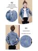 Women's Slim-Fit Versatile Vintage Denim Jacket - Korean Style for Spring/Autumn 2025