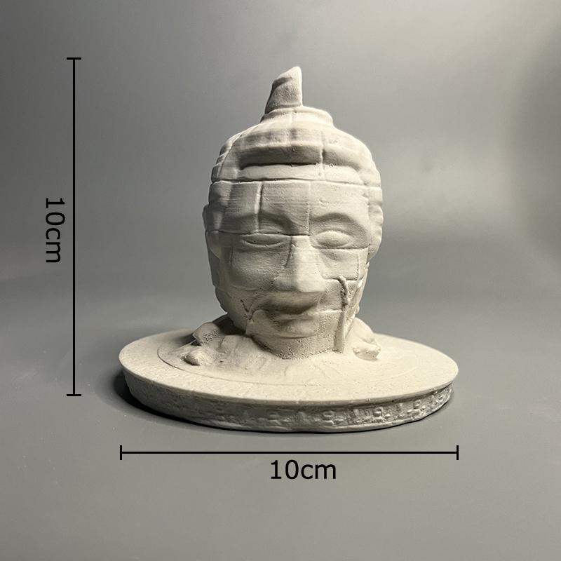 

Chinese Terra Cotta Warriors Plaster Statue Table Decoration Creative Artwork Terracotta Warriors Sculpture Room Aesthetic Decor