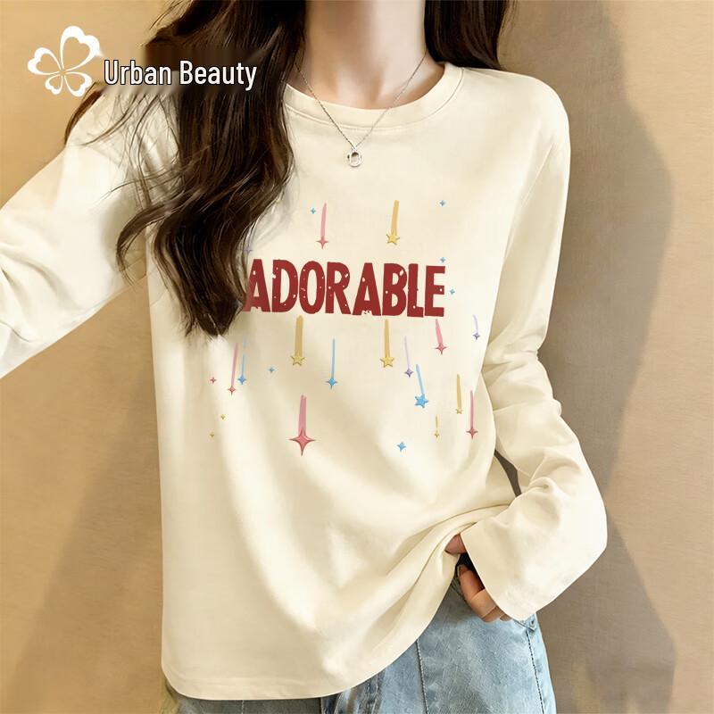 Dushi Liren Women's Pure Cotton Long-Sleeve T-Shirt