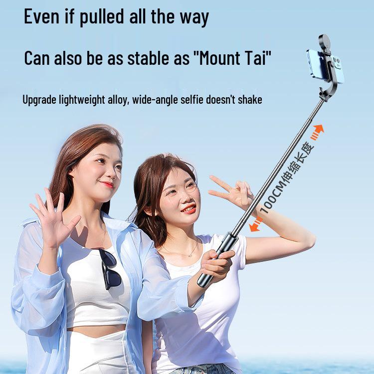 2026 Anti-Shake 360° Rotating Selfie Stick Tripod with Phone Holder for Photography and Live Streaming