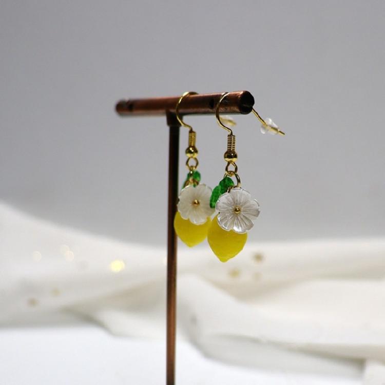 Elegant Fruit Themed Drop Earrings Comfortable Wear Portable Designs Jewelry Accessory for Daily Stylish Outfits